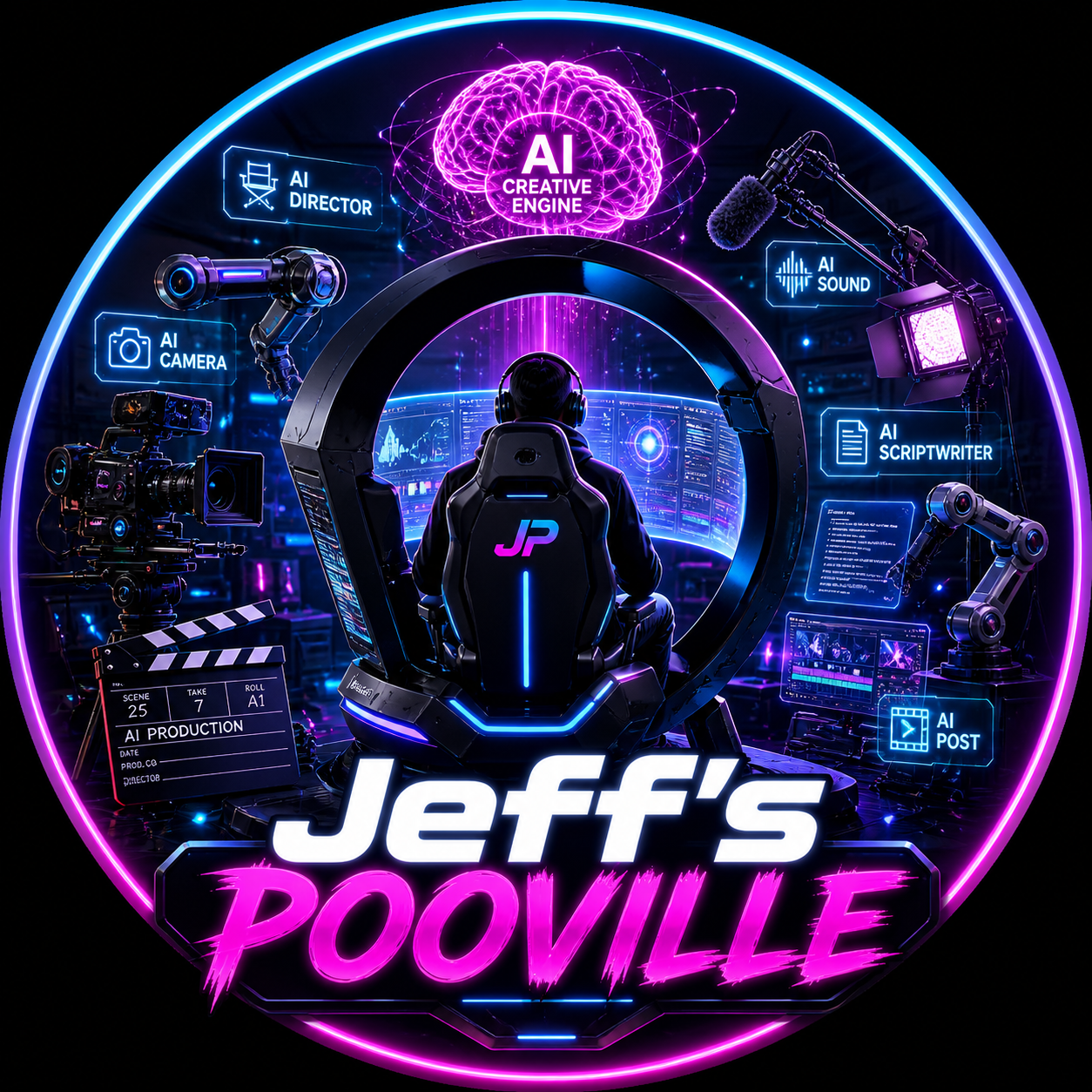 Jeff's Pooville AI production studio
